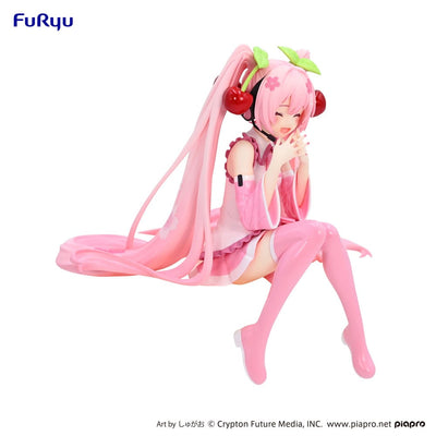 Hatsune Miku Noodle Stopper PVC Statue Sakura Miku 2023 Smile Ver. 12 cm - Damaged packaging