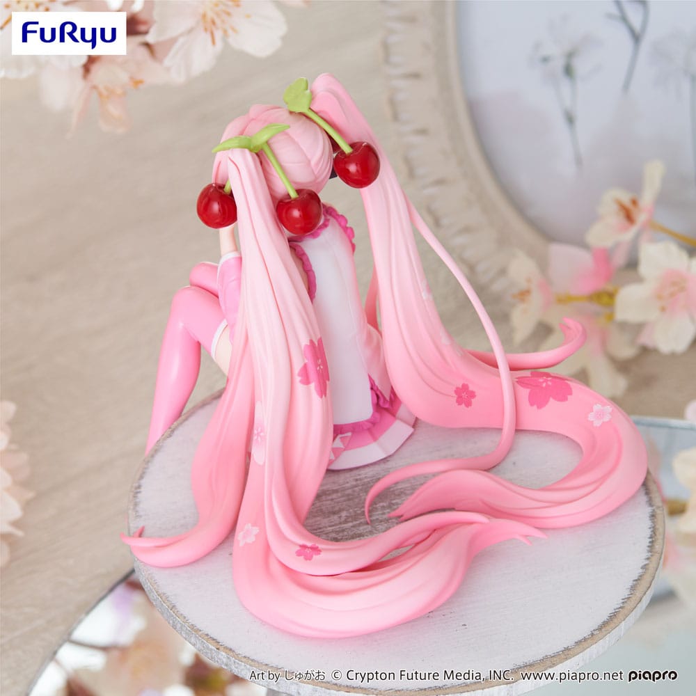 Hatsune Miku Noodle Stopper PVC Statue Sakura Miku 2023 Smile Ver. 12 cm - Damaged packaging