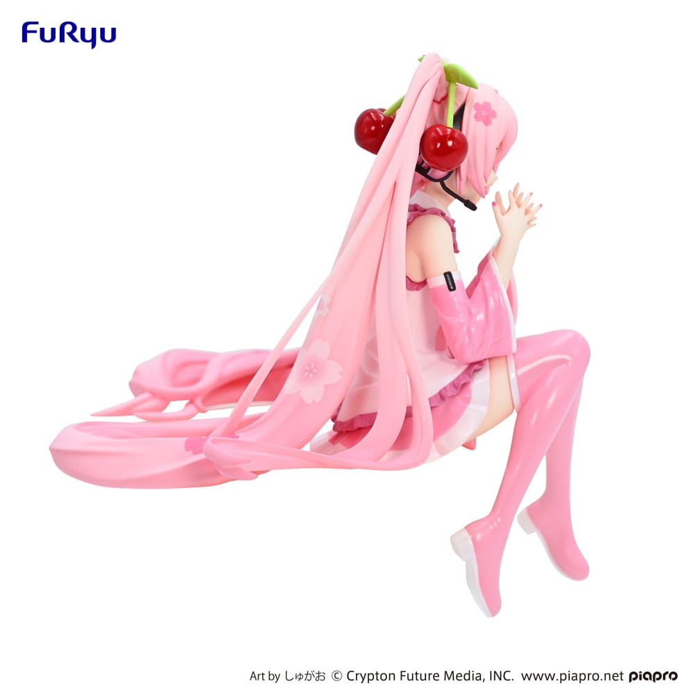 Hatsune Miku Noodle Stopper PVC Statue Sakura Miku 2023 Smile Ver. 12 cm - Damaged packaging