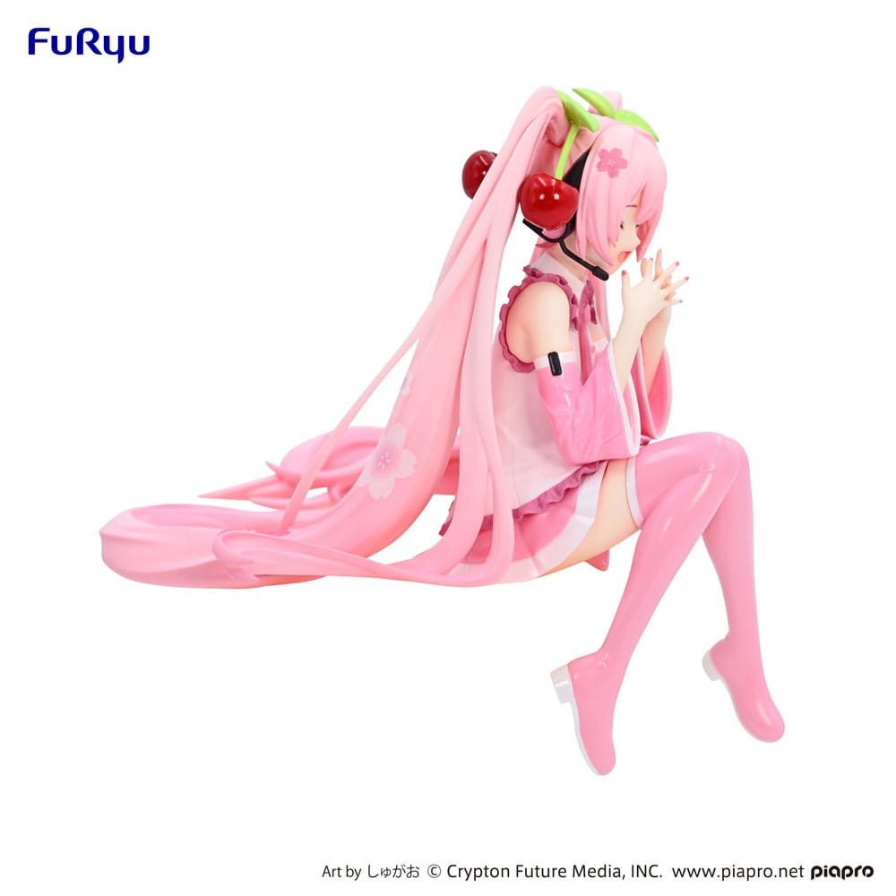 Hatsune Miku Noodle Stopper PVC Statue Sakura Miku 2023 Smile Ver. 12 cm - Damaged packaging