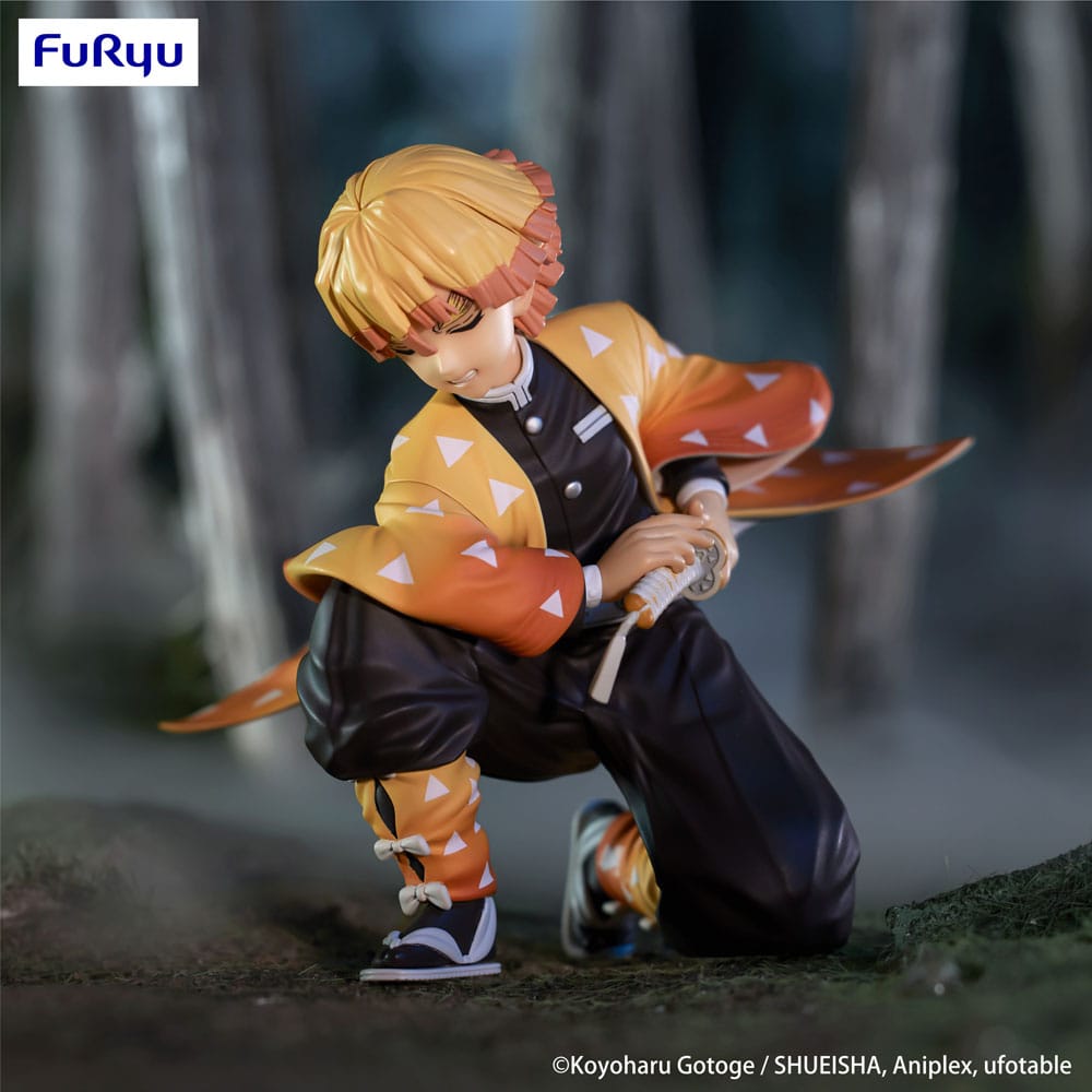 Demon Slayer: Kimetsu no Yaiba Noodle Stopper PVC Statue Zenitsu Agatsuma 10 cm - Damaged packaging