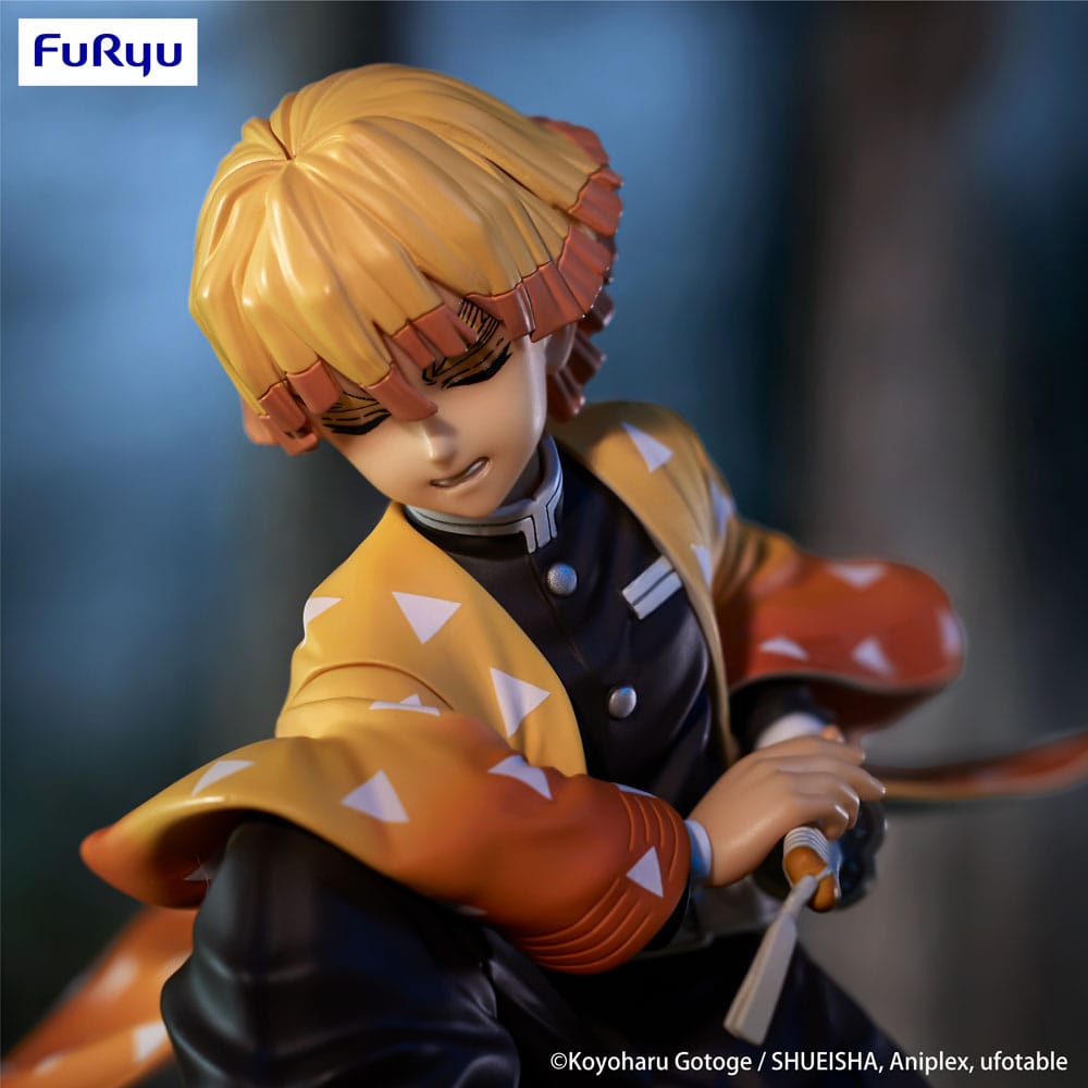 Demon Slayer: Kimetsu no Yaiba Noodle Stopper PVC Statue Zenitsu Agatsuma 10 cm - Damaged packaging
