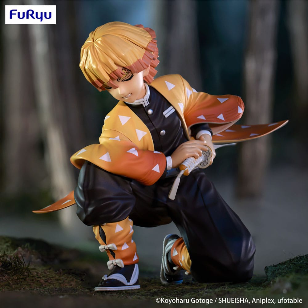 Demon Slayer: Kimetsu no Yaiba Noodle Stopper PVC Statue Zenitsu Agatsuma 10 cm - Damaged packaging