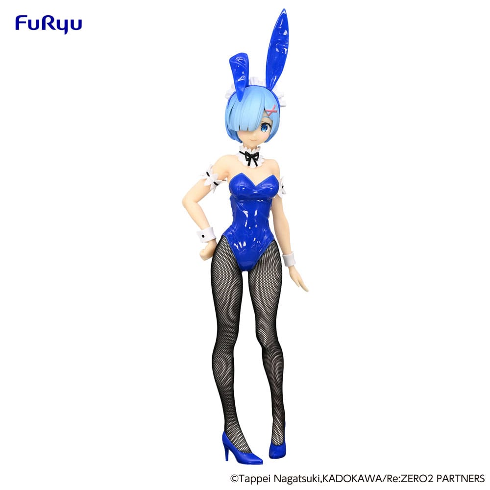 Re:Zero BiCute Bunnies PVC Statue Rem Blue Color Ver. 30 cm