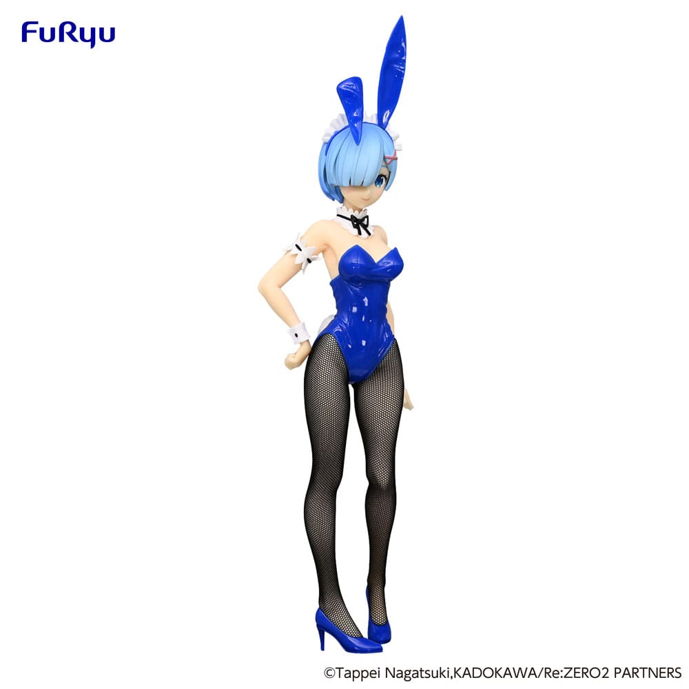 Re:Zero BiCute Bunnies PVC Statue Rem Blue Color Ver. 30 cm