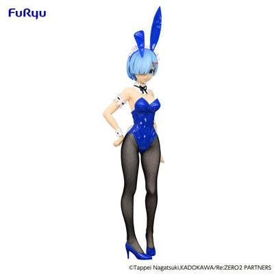 Re:Zero BiCute Bunnies PVC Statue Rem Blue Color Ver. 30 cm