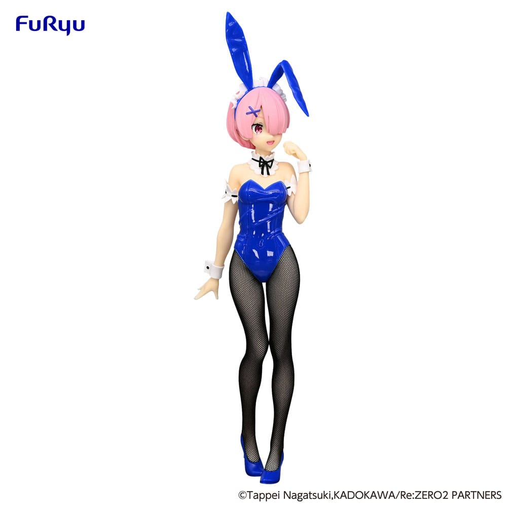 Re:Zero BiCute Bunnies PVC Statue Ram Blue Color Ver. 30 cm