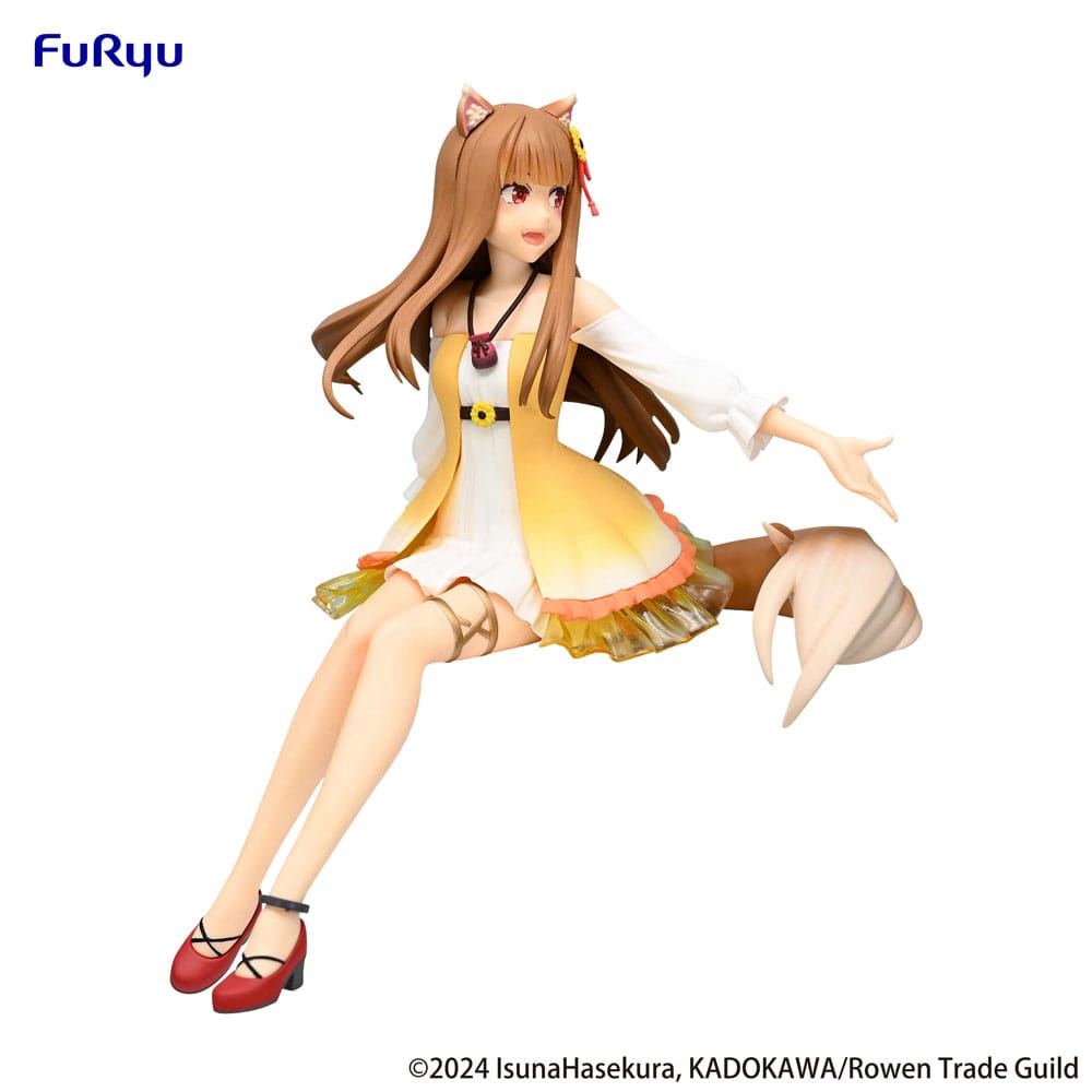 Spice and Wolf Noodle Stopper PVC Statue Holo Sunflower Dress Ver. 17 cm