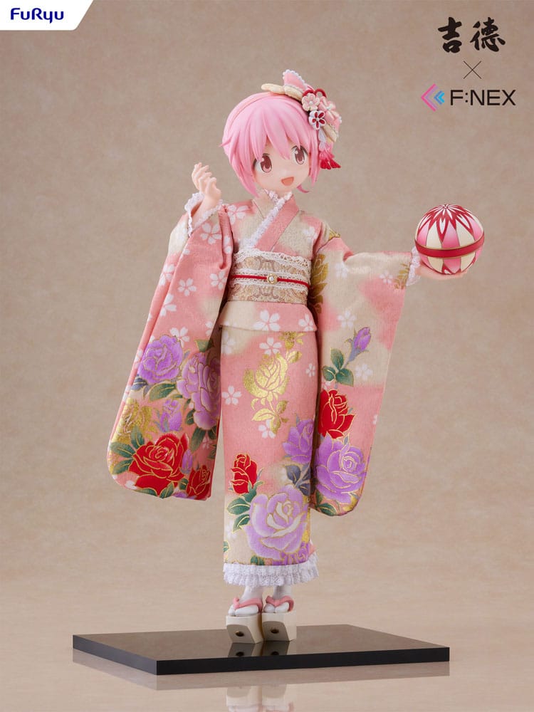 Puella Magi Madoka Magica F:NEX PVC Statue 1/4 Rebellion Madoka Kaname Japanese Doll 43 cm