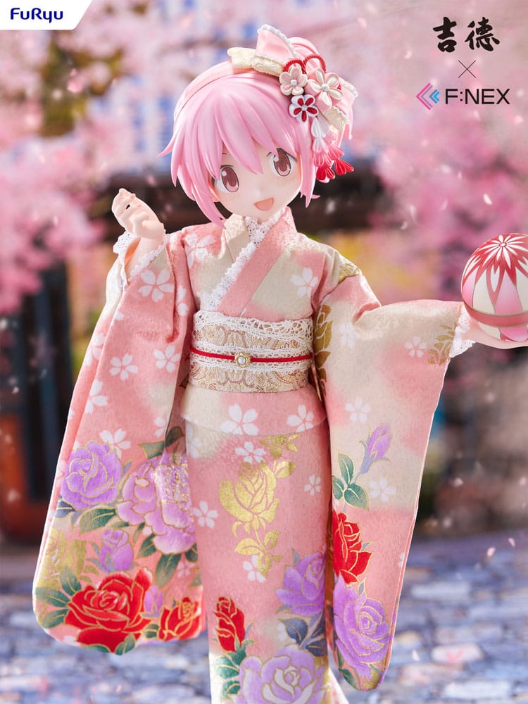 Puella Magi Madoka Magica F:NEX PVC Statue 1/4 Rebellion Madoka Kaname Japanese Doll 43 cm