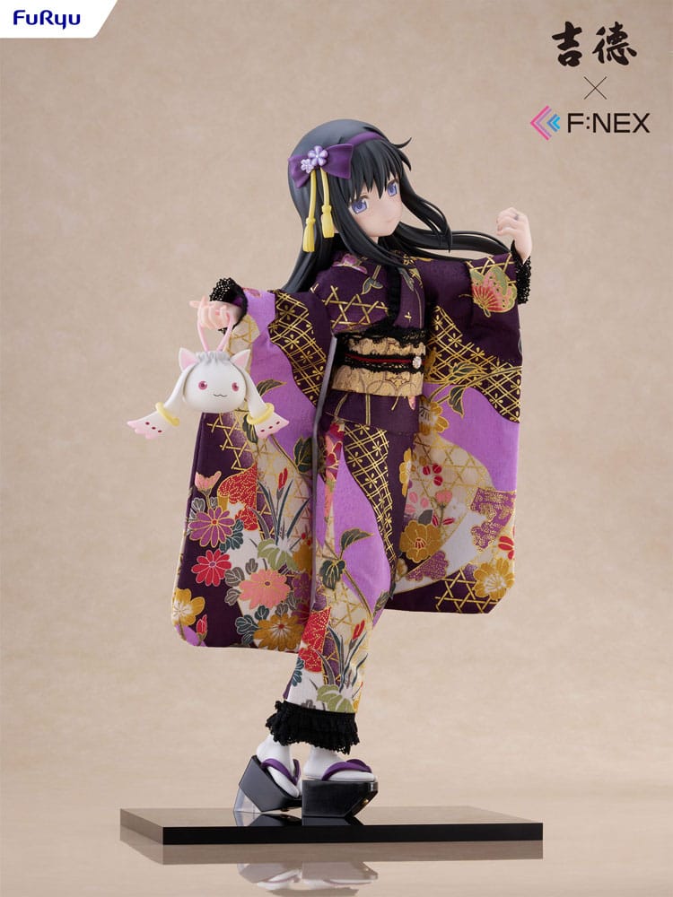 Puella Magi Madoka Magica F:NEX PVC Statue 1/4 Rebellion Homura Akemi Japanese Doll 45 cm