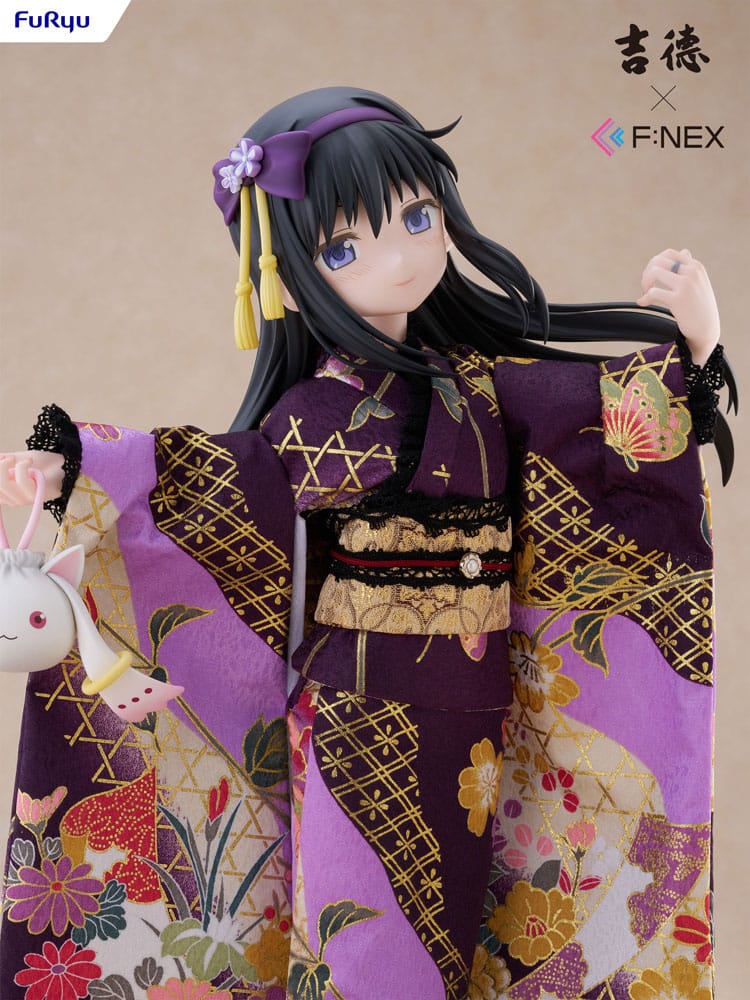 Puella Magi Madoka Magica F:NEX PVC Statue 1/4 Rebellion Homura Akemi Japanese Doll 45 cm