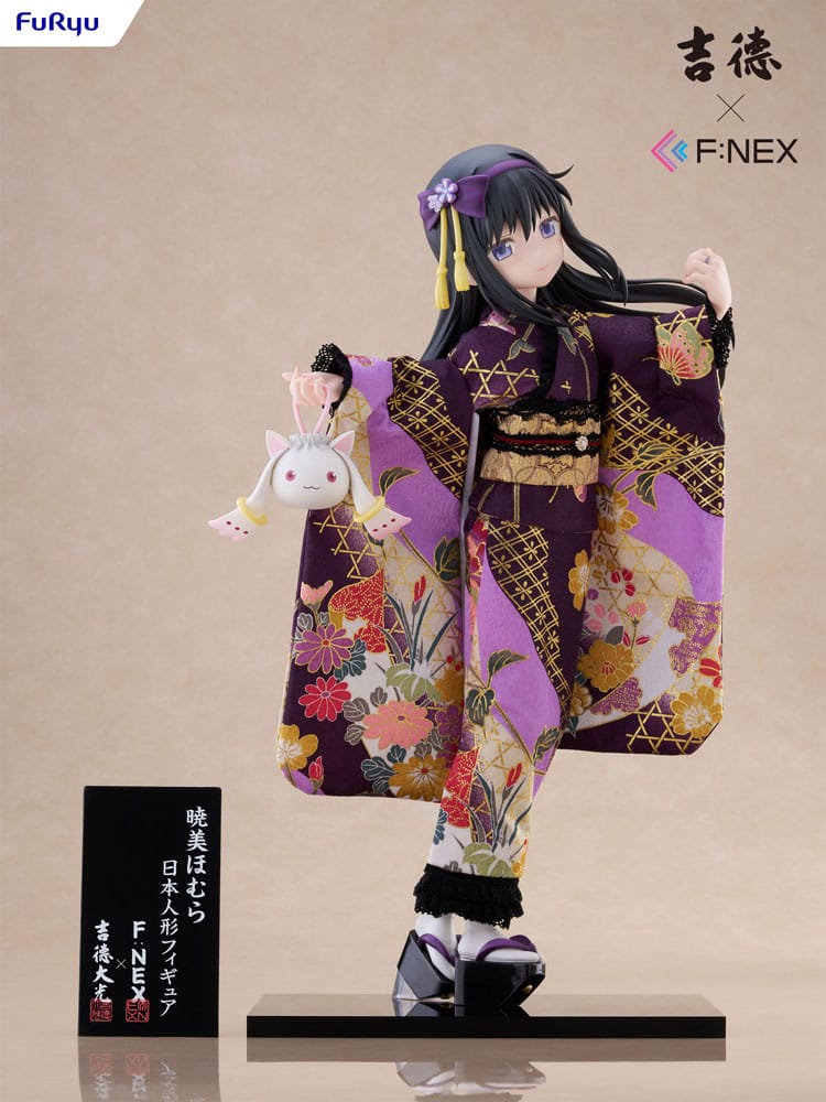 Puella Magi Madoka Magica F:NEX PVC Statue 1/4 Rebellion Homura Akemi Japanese Doll 45 cm