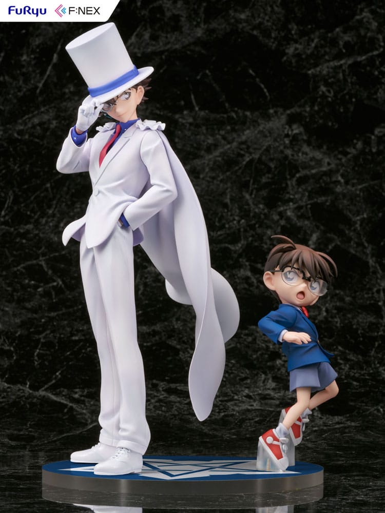 Case Closed F:NEX PVC Statue 1/7 Conan Edogawa & Kid the Phantom Thief 29 cm