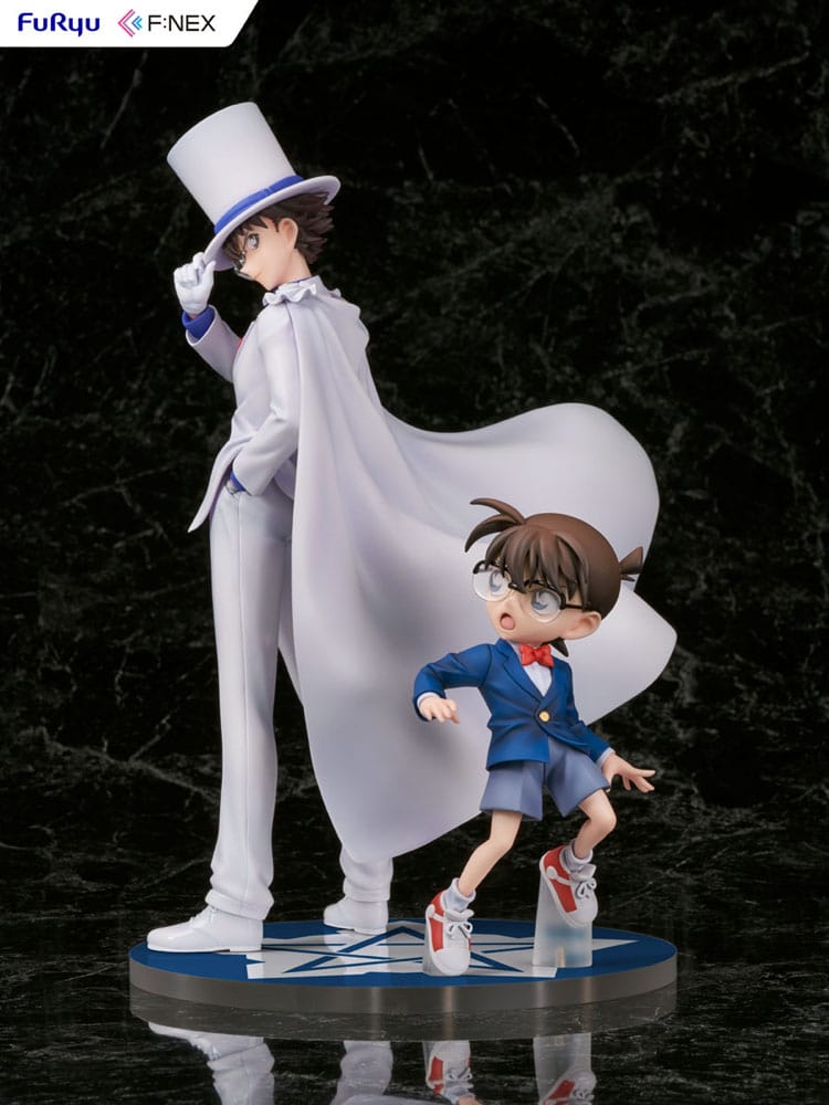 Case Closed F:NEX PVC Statue 1/7 Conan Edogawa & Kid the Phantom Thief 29 cm