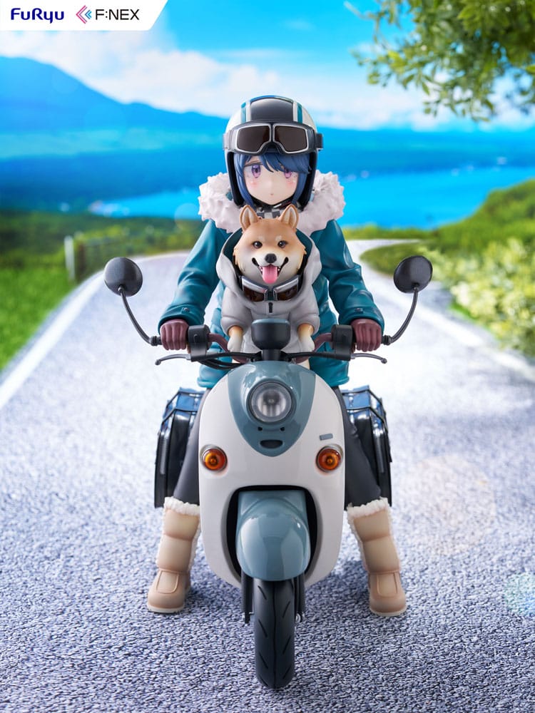 Laid Back Camp F:NEX PVC Statue 1/7 Rin Shima 20 cm