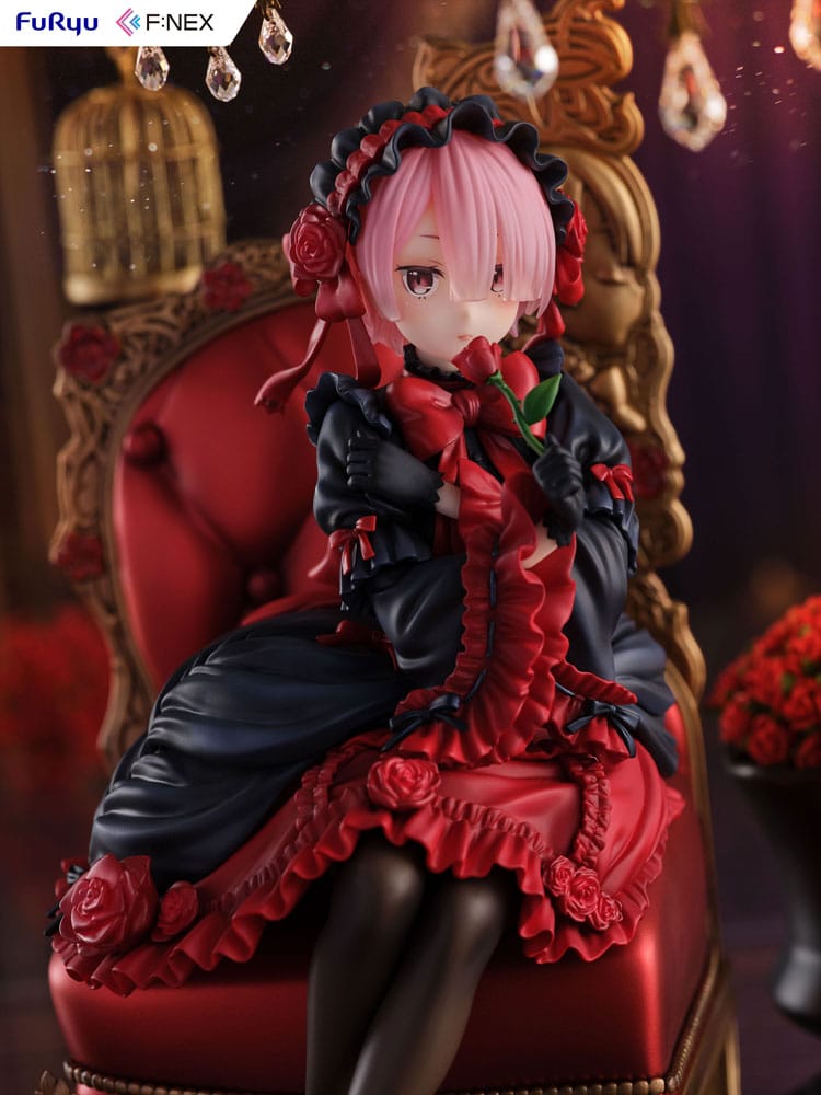 Re:ZERO -Starting Life in Another World F:NEX PVC Statue 1/7 Ram Gothic Ver. 20 cm  - Damaged packaging