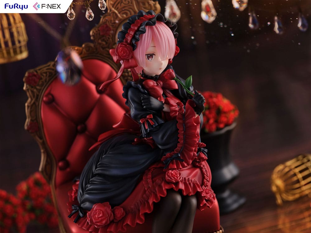 Re:ZERO -Starting Life in Another World F:NEX PVC Statue 1/7 Ram Gothic Ver. 20 cm  - Damaged packaging