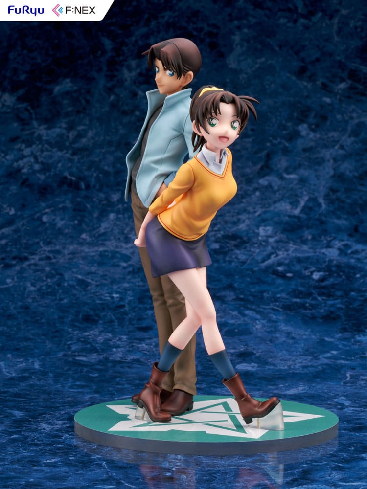 Case Closed F:NEX PVC Statue 1/7 Heiji Hattori &amp; Kazuha Toyama 26 cm