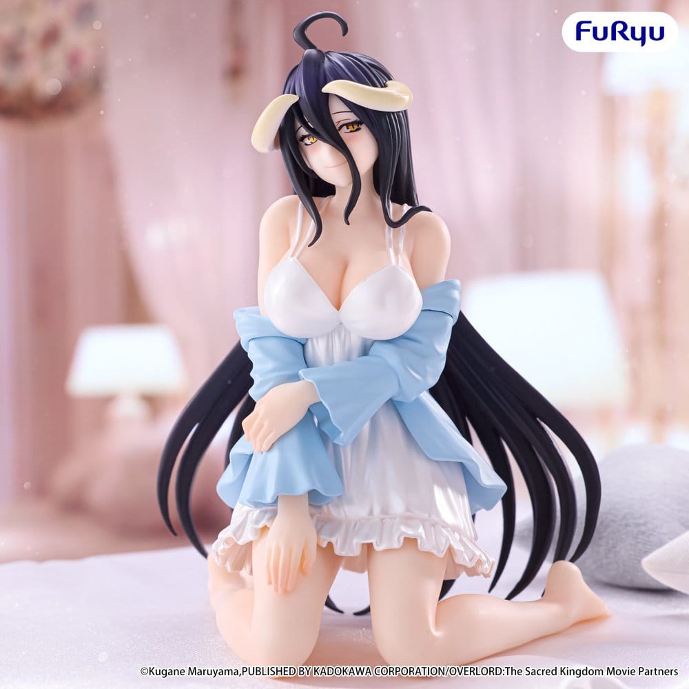 Overlord Noodle Stopper PVC Figure Albedo Loungewear Pearl White Ver. 12 cm
