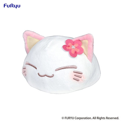 Nemuneko Cat Plush Figure Pink 18 cm