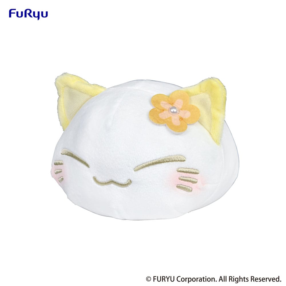 Nemuneko Cat Plush Figure Yellow 18 cm