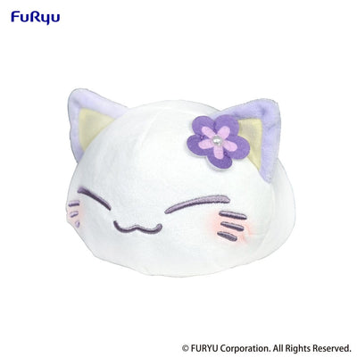 Nemuneko Cat Plush Figure Purple 18 cm