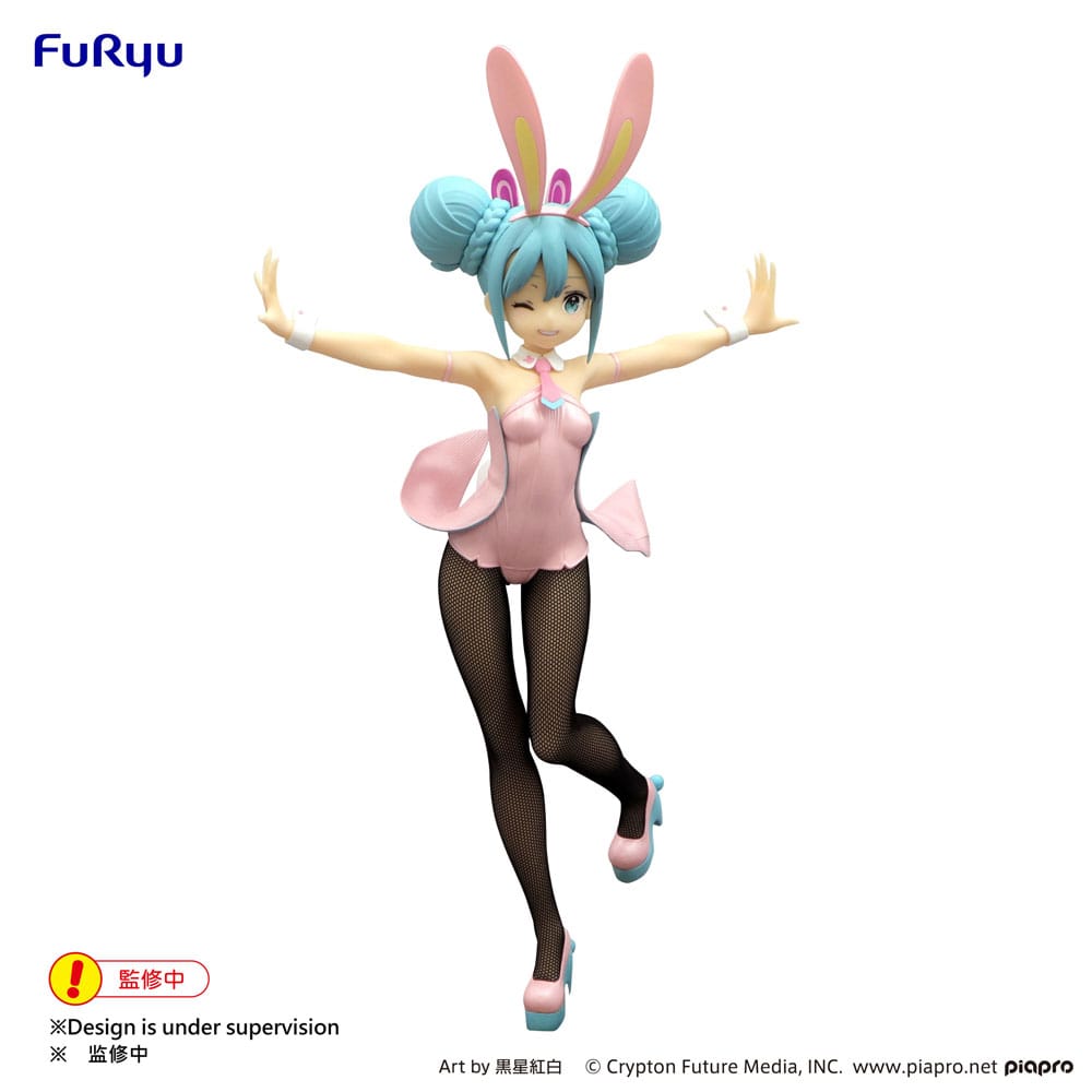 Hatsune Miku BiCute Bunnies PVC Statue Wink Pearl Pink Color Ver. 30 cm