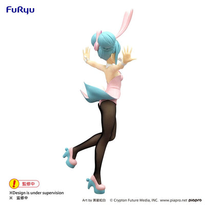 Hatsune Miku BiCute Bunnies PVC Statue Wink Pearl Pink Color Ver. 30 cm