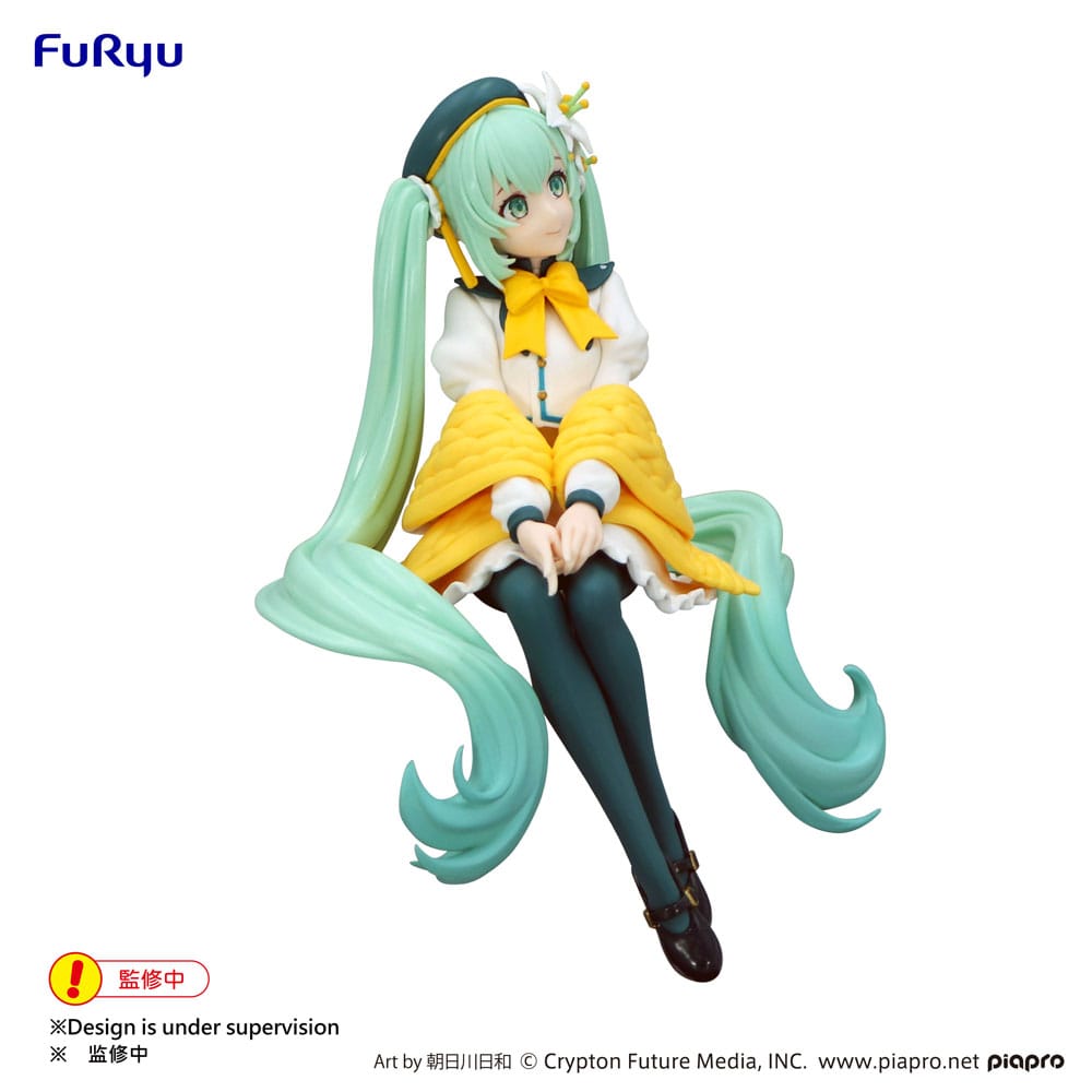 Hatsune Miku Noodle Stopper PVC Statue Flower Fairy Lily White Ver. 14 cm