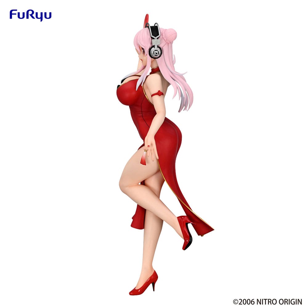 Super Sonico Trio-Try-iT PVC Statue China Dress Ver. 21 cm