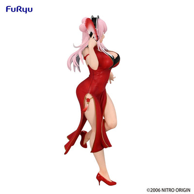 Super Sonico Trio-Try-iT PVC Statue China Dress Ver. 21 cm