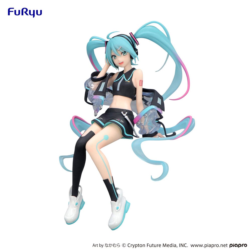 Hatsune Miku Noodle Stopper PVC Statue Neon Cyber ​​16 cm