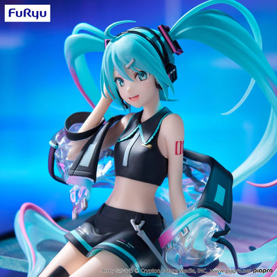 Hatsune Miku Noodle Stopper PVC Statue Neon Cyber ​​16 cm