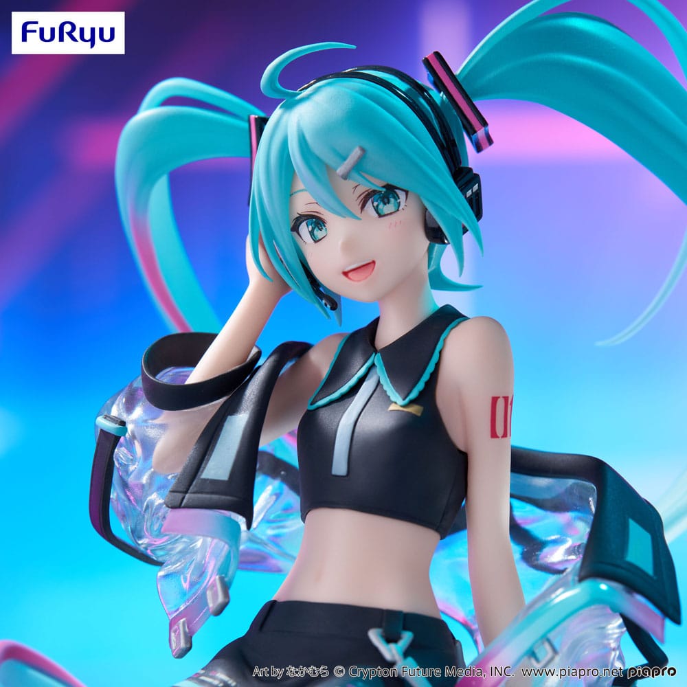 Hatsune Miku Noodle Stopper PVC Statue Neon Cyber ​​16 cm