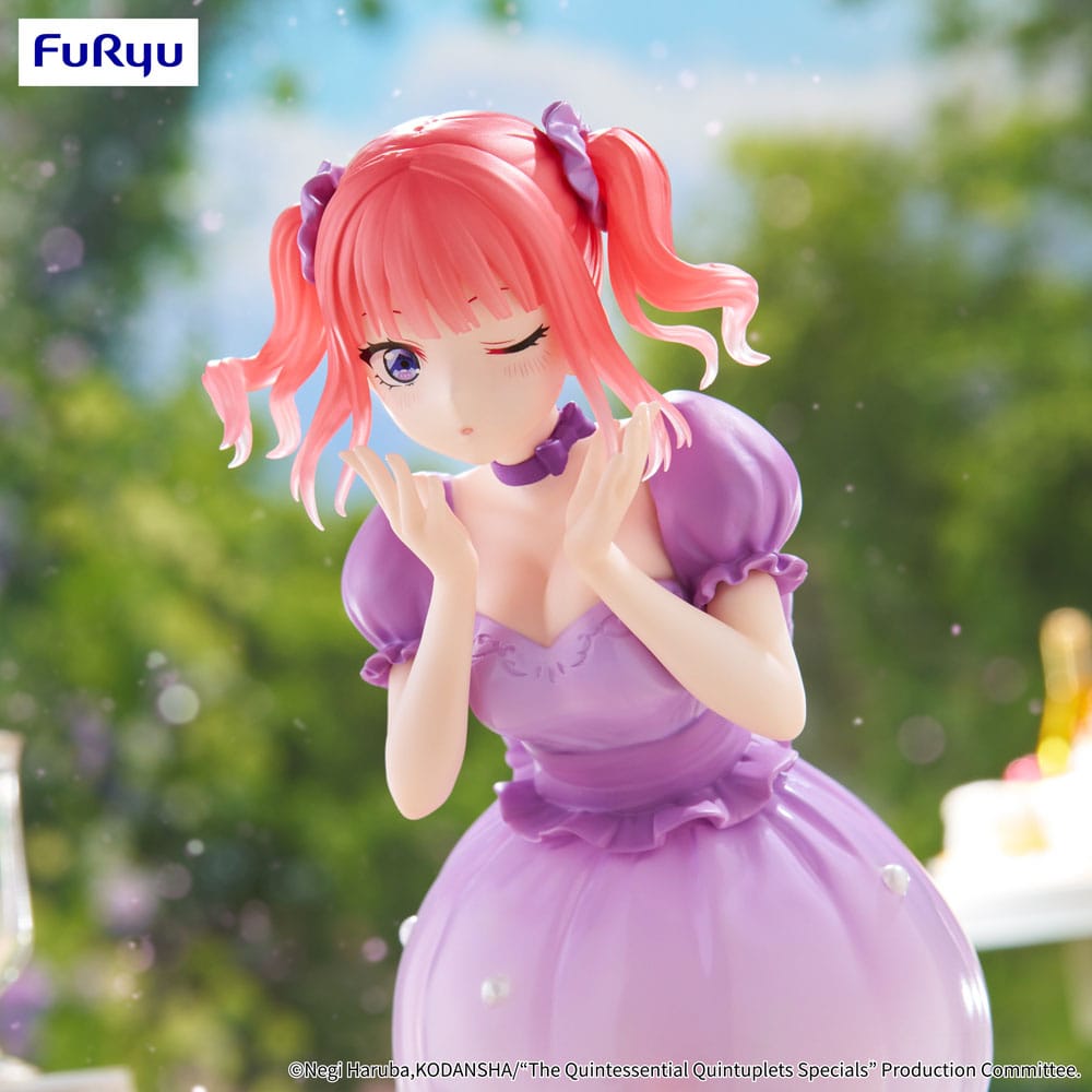 The Quintessential Quintuplets Trio-Try-iT PVC Statue Nakano Nino Pastel Dress Ver. 21 cm