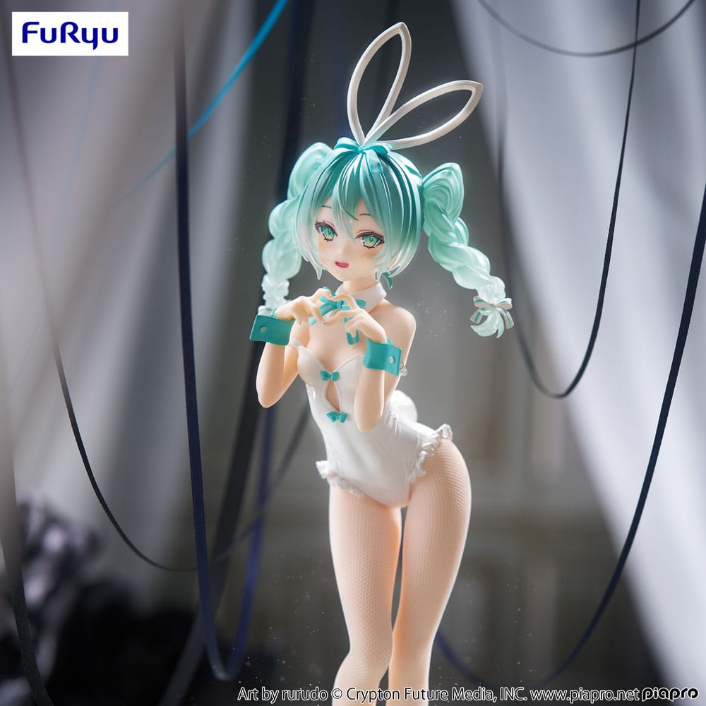 Hatsune Miku BiCute Bunnies PVC Statue Miku Rurudo White Color Ver. 27 cm