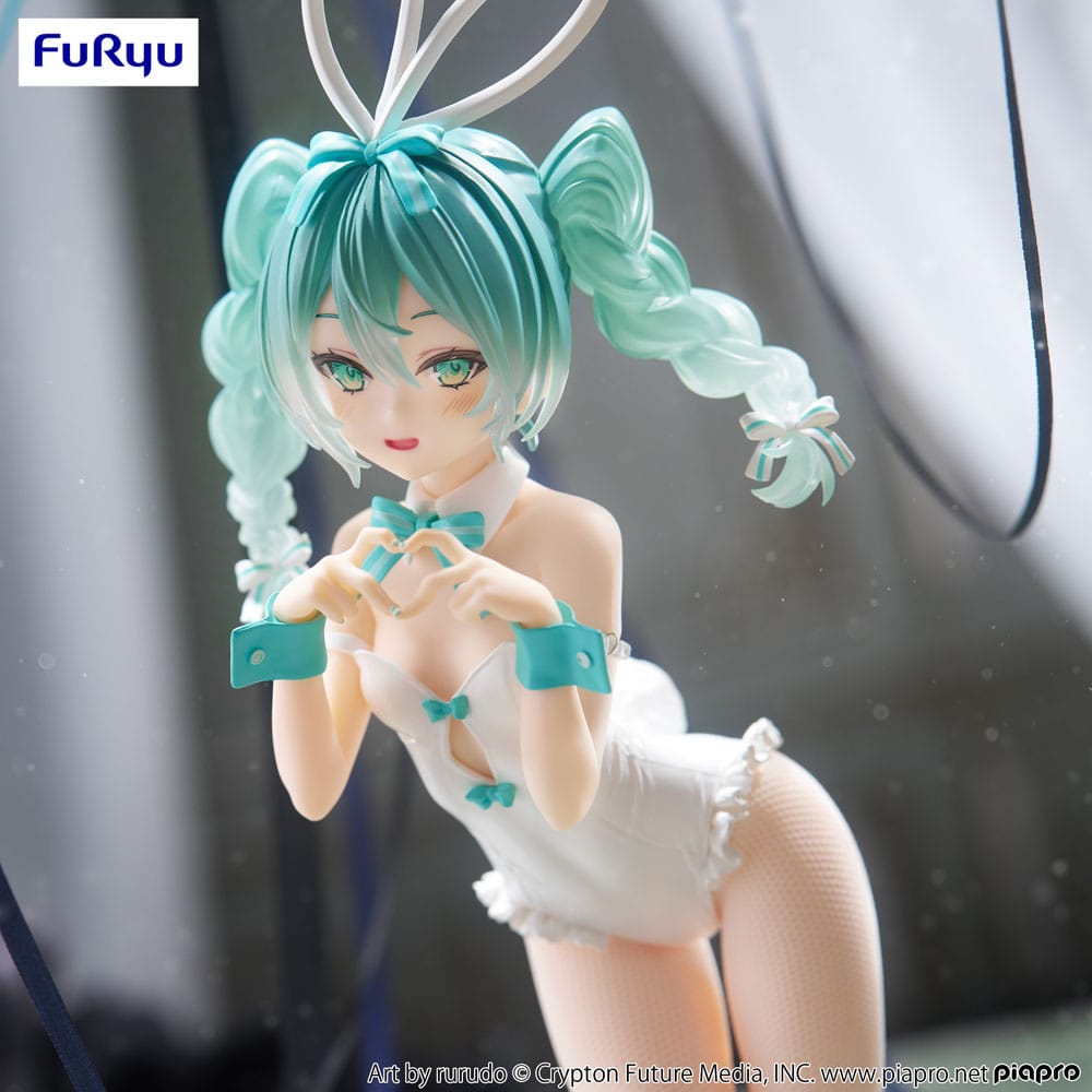 Hatsune Miku BiCute Bunnies PVC Statue Miku Rurudo White Color Ver. 27 cm