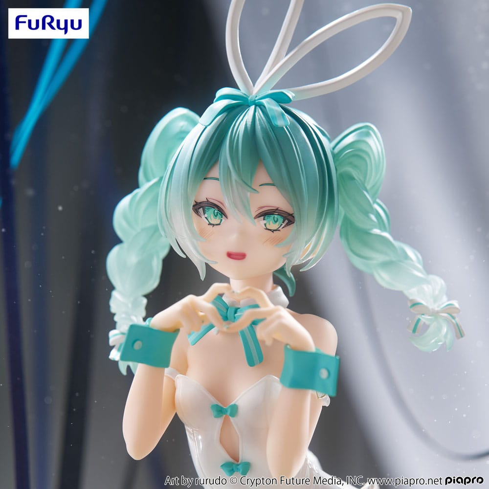 Hatsune Miku BiCute Bunnies PVC Statue Miku Rurudo White Color Ver. 27 cm