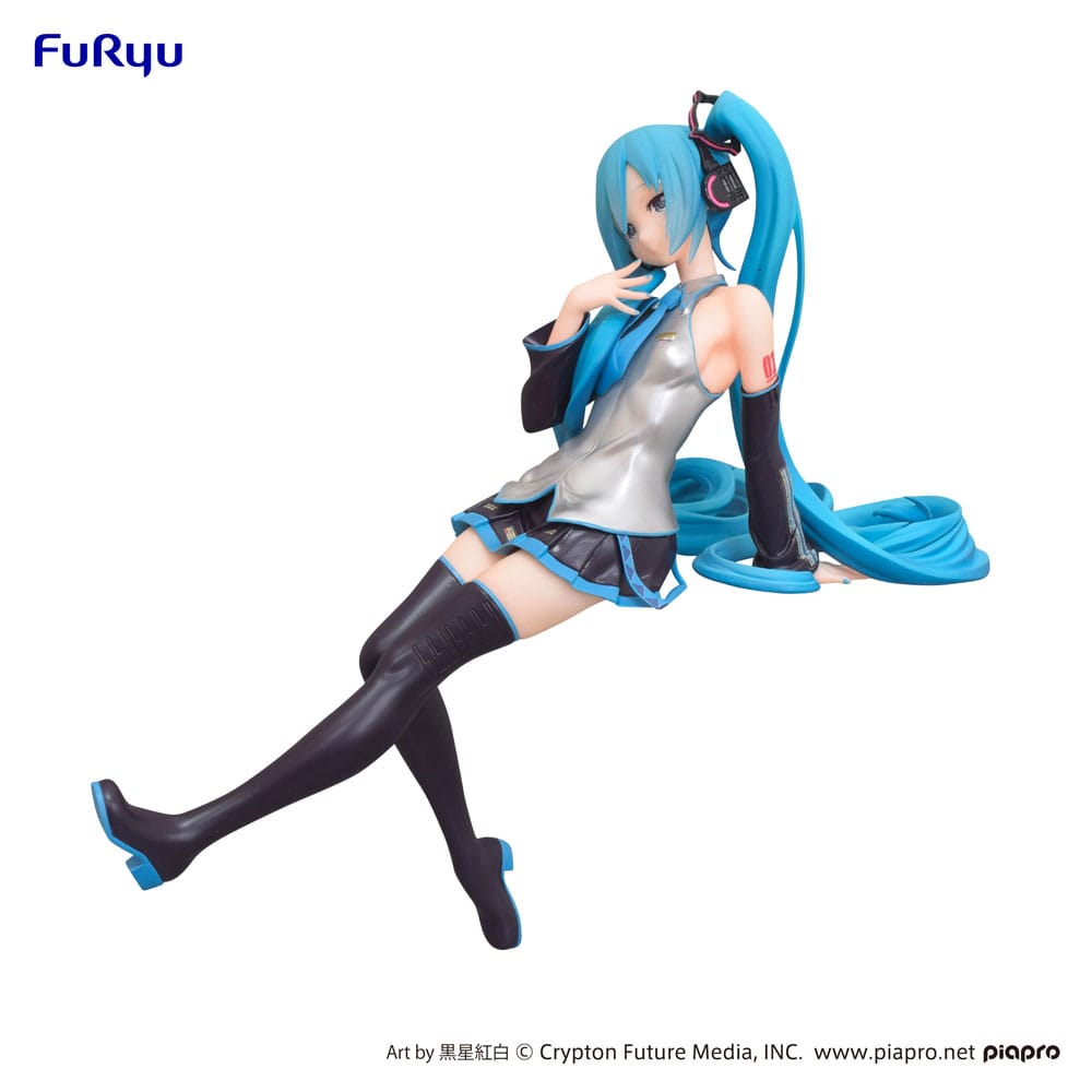 Hatsune Miku Noodle Stopper PVC Statue Kuroboshi Kouhaku Ver. (re-run) 14 cm