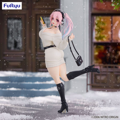 Super Sonico Trio-Try-iT PVC Statue Winter Memory Ver. 21 cm