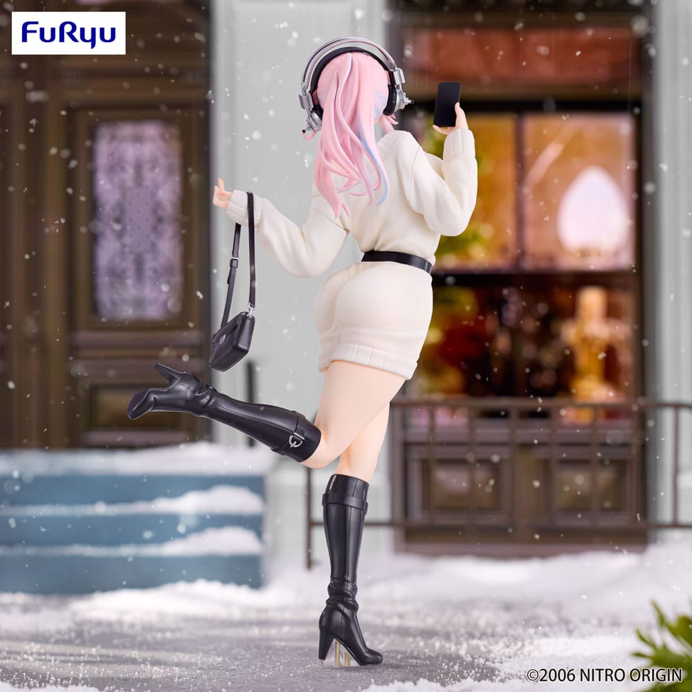 Super Sonico Trio-Try-iT PVC Statue Winter Memory Ver. 21 cm