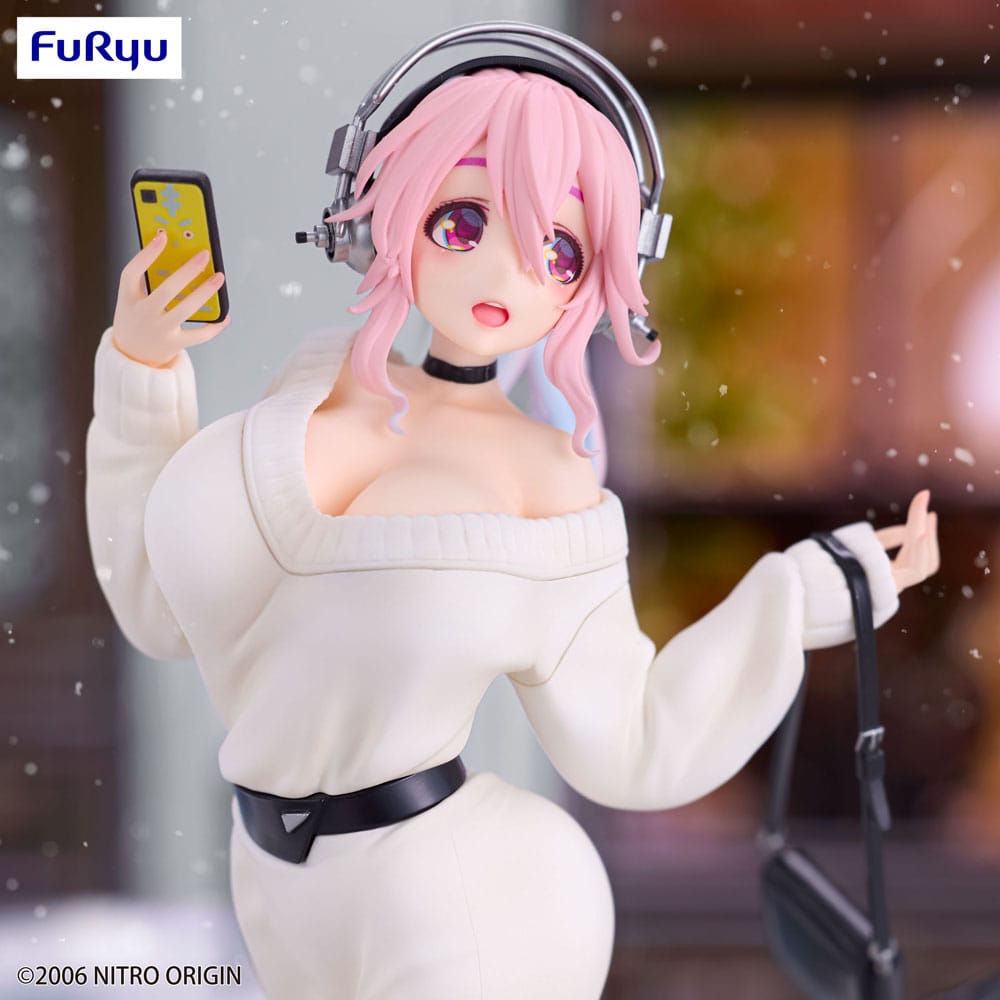 Super Sonico Trio-Try-iT PVC Statue Winter Memory Ver. 21 cm