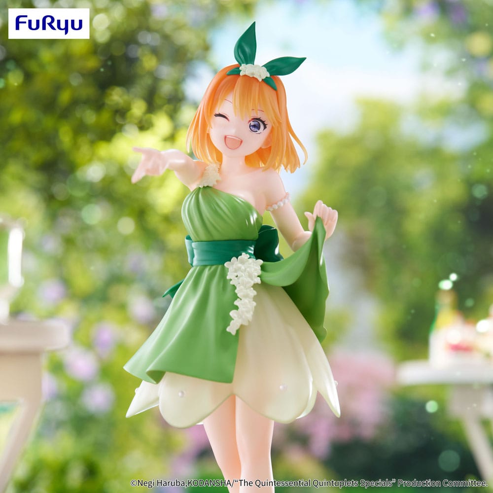 The Quintessential Quintuplets Trio-Try-iT PVC Statue Nakano Yotsuba Pastel Dress Ver. 22 cm