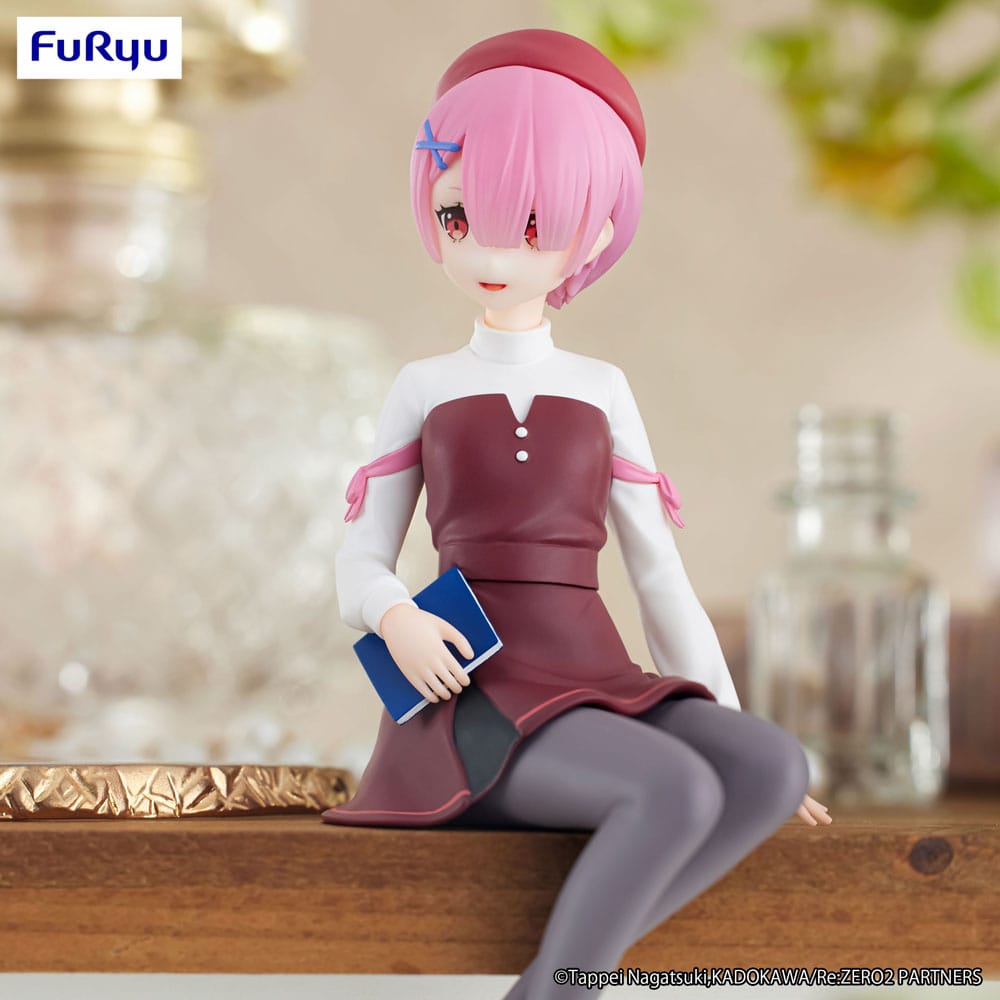 Re:Zero Starting Life in Another World Noodle Stopper PVC Statue Ram Book Girl Ver. 14 cm