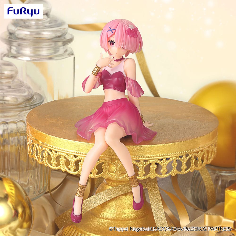Re:Zero Starting Life in Another World Noodle Stopper PVC Statue Ram Twinkle Party Another Color Ver. 14 cm - Damaged packaging