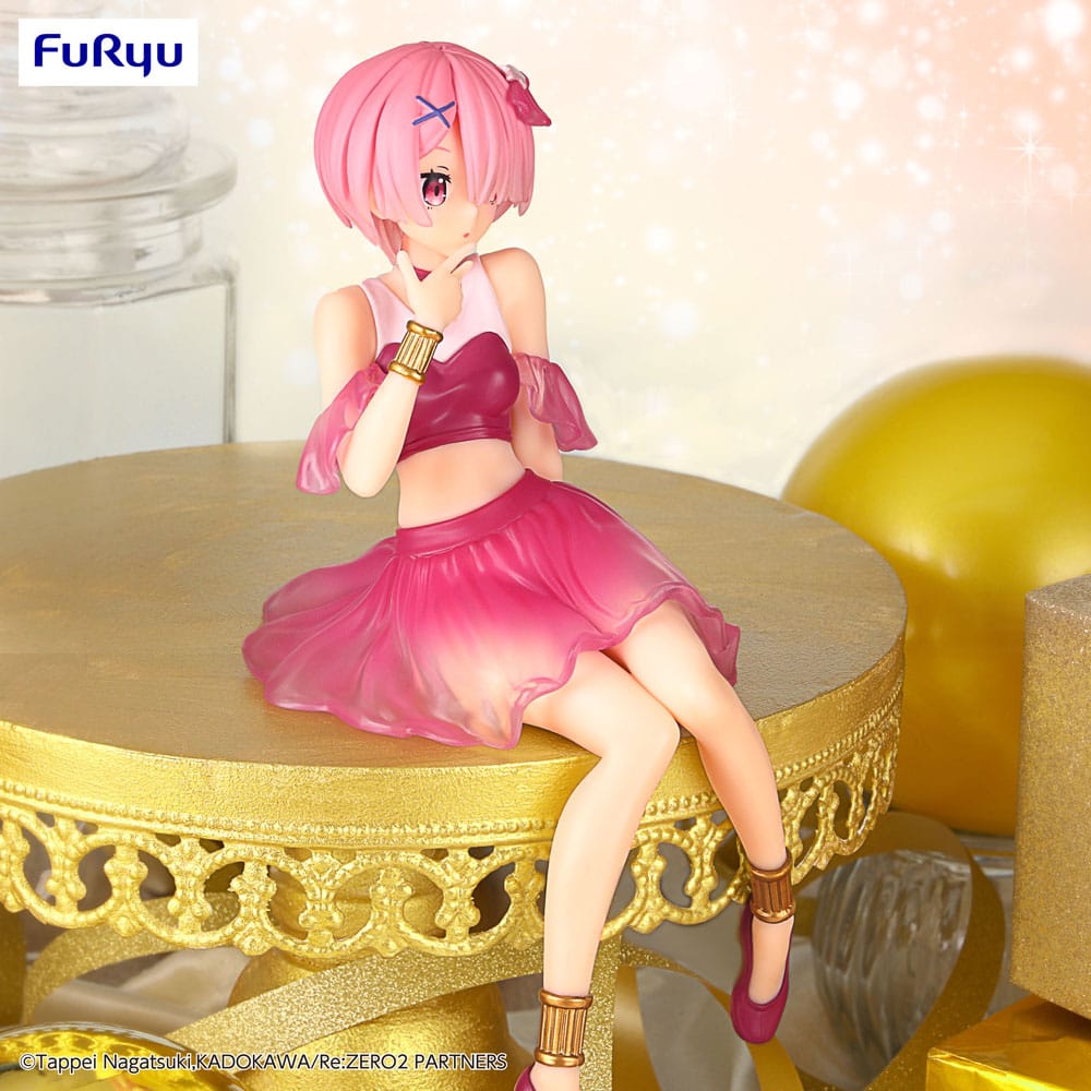 Re:Zero Starting Life in Another World Noodle Stopper PVC Statue Ram Twinkle Party Another Color Ver. 14 cm - Damaged packaging
