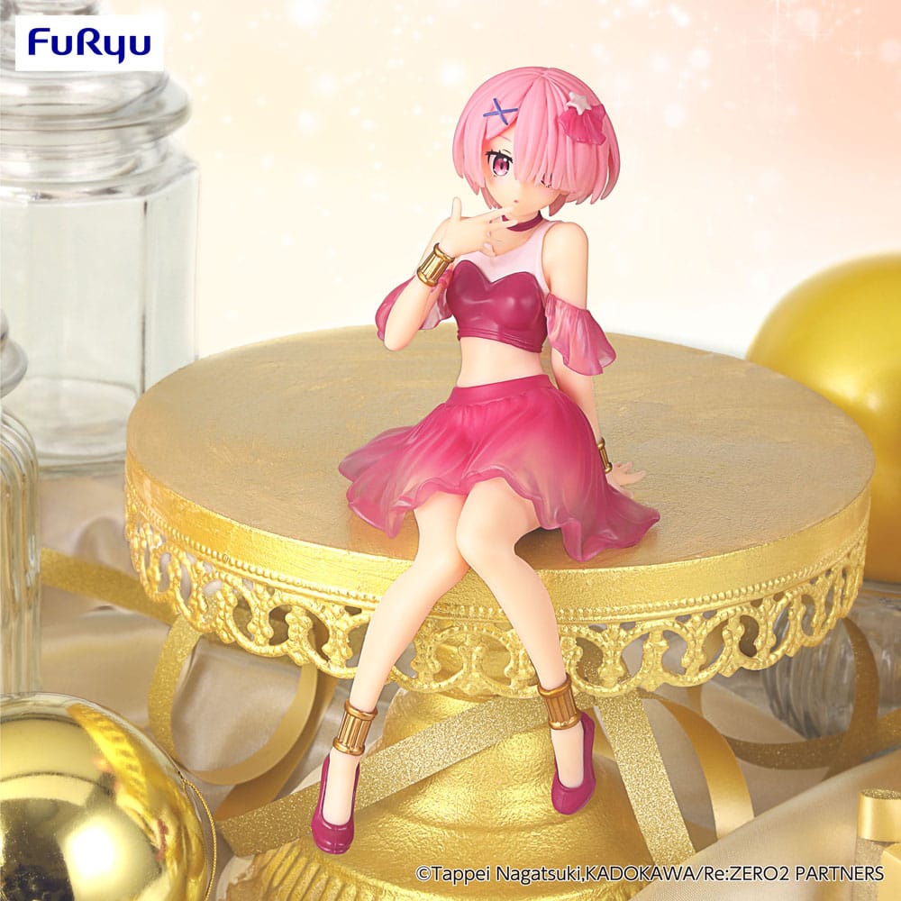 Re:Zero Starting Life in Another World Noodle Stopper PVC Statue Ram Twinkle Party Another Color Ver. 14 cm - Damaged packaging