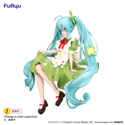 Hatsune Miku Noodle Stopper PVC Statue Flower Fairy Clover 15 cm