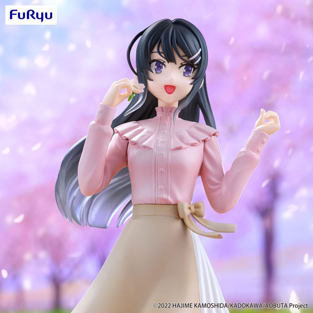 Rascal Does Not Dream of Bunny Girl Senpai Trio-Try-iT PVC Statue Mai Sakurajima Spring Outfit Ver. 21 cm